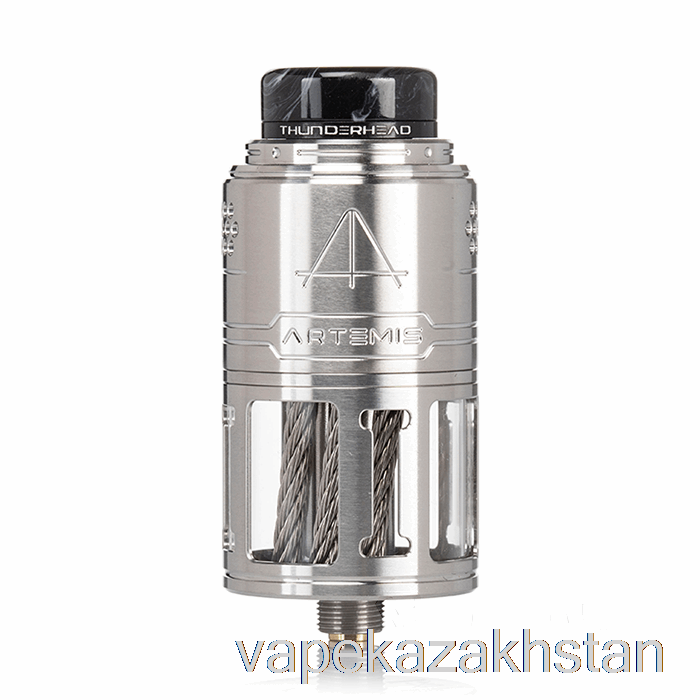 Vape Disposable Thunderhead Creations Artemis V2 Top Coiler 25mm RDTA Silver